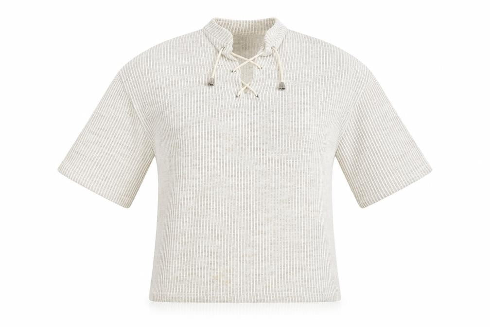 Gianno Mens Beige Striped  Pullover Jumper Size M