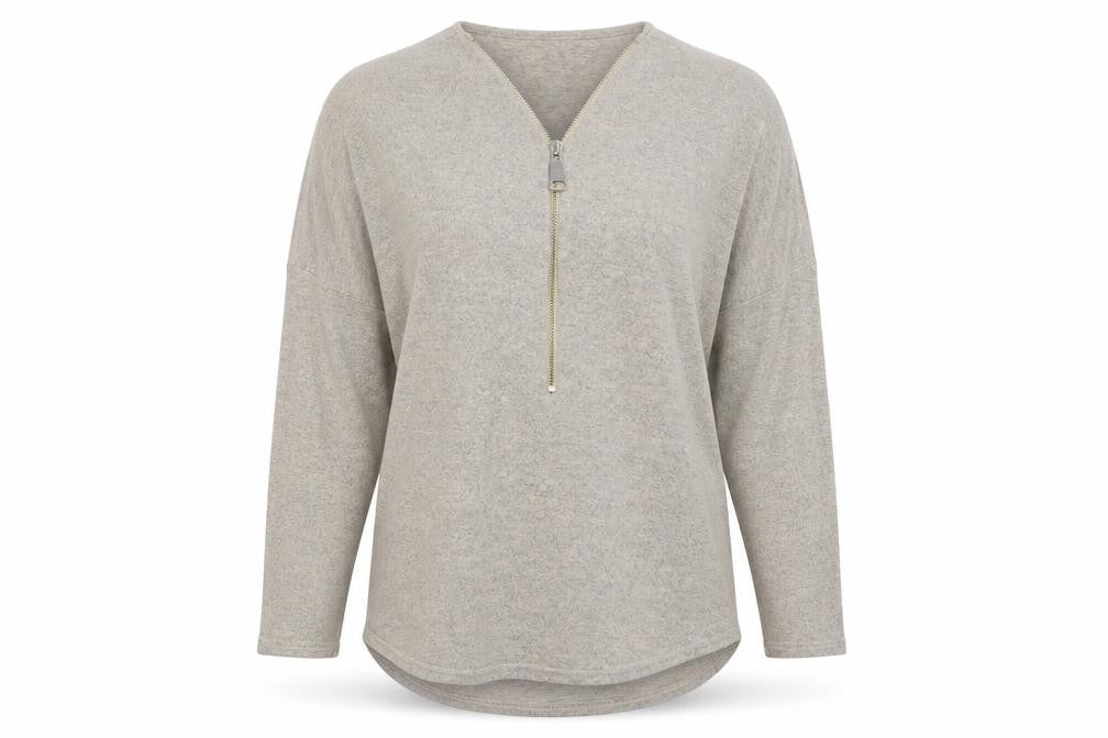 Mandi Womens Beige   Pullover Jumper Size 10