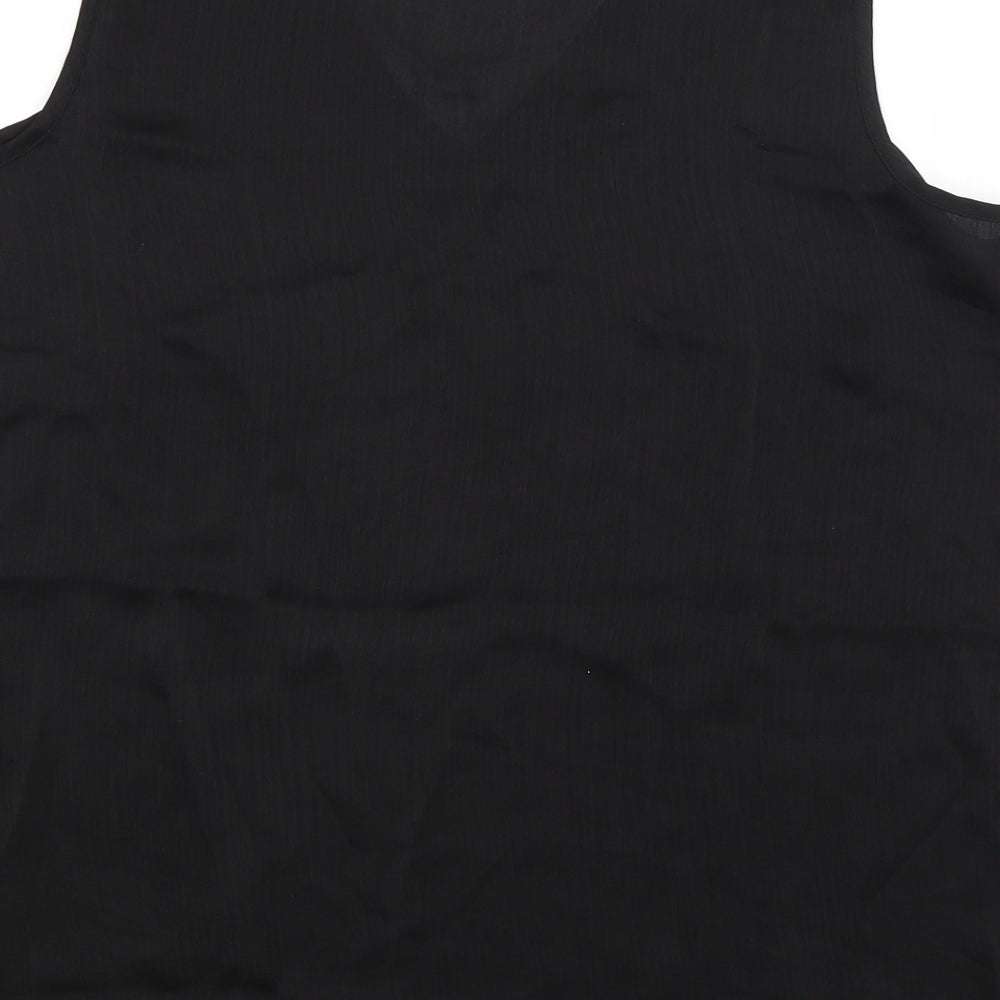 Julipa Womens Black   Basic Tank Size 16