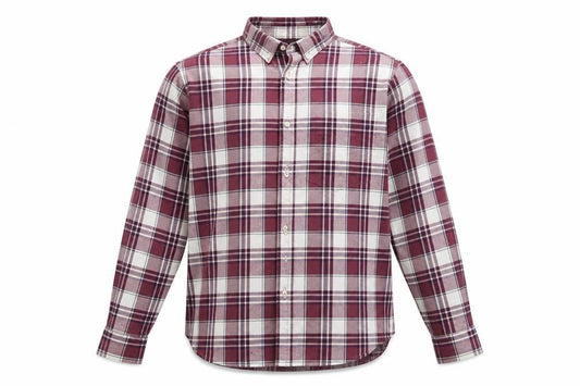 Old Navy Mens Red Plaid   Button-Up Size S