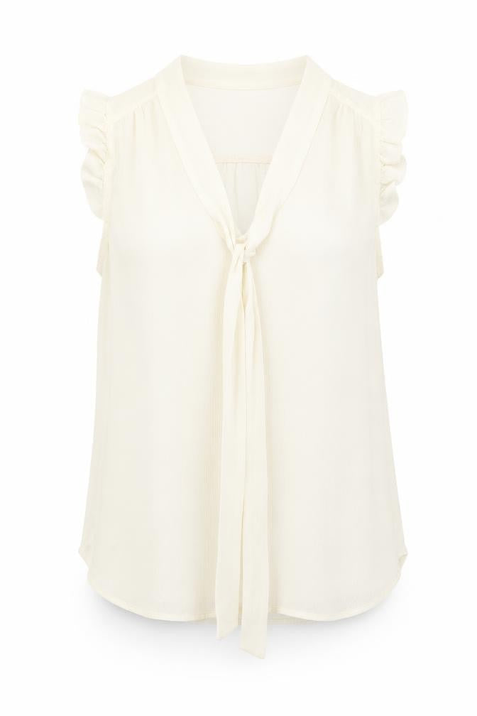 Atmosphere Womens Ivory   Basic Blouse Size 8