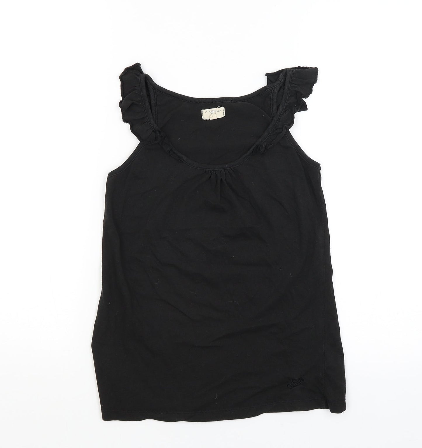 New Look Womens Black   Basic Tank Size 8