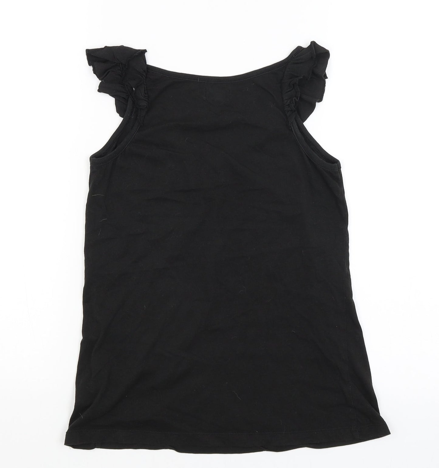 New Look Womens Black   Basic Tank Size 8