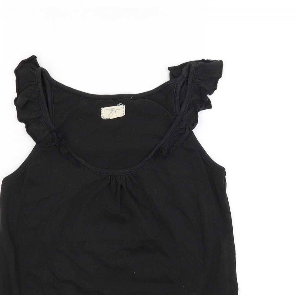 New Look Womens Black   Basic Tank Size 8