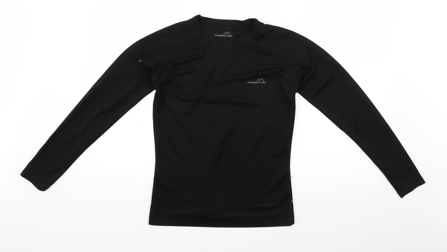 freedom trail Boys Black   Basic Casual Size 11-12 Years