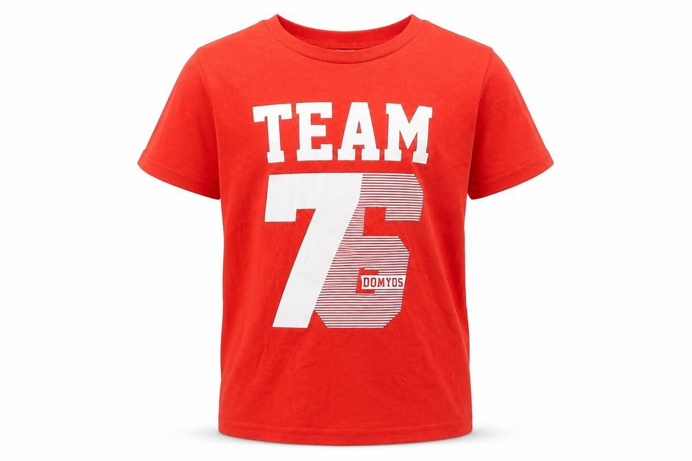 DECATHLON Boys Orange   Basic T-Shirt Size 5 Years
