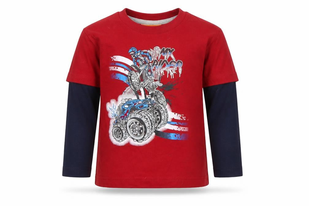 duck & dodge Boys Red   Basic Casual Size 4 Years