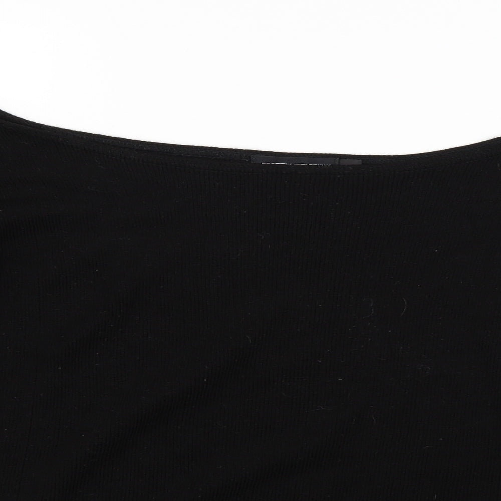 PRETTYLITTLETHING Womens Black   Pullover Jumper Size S