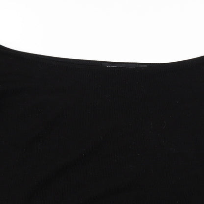 PRETTYLITTLETHING Womens Black   Pullover Jumper Size S