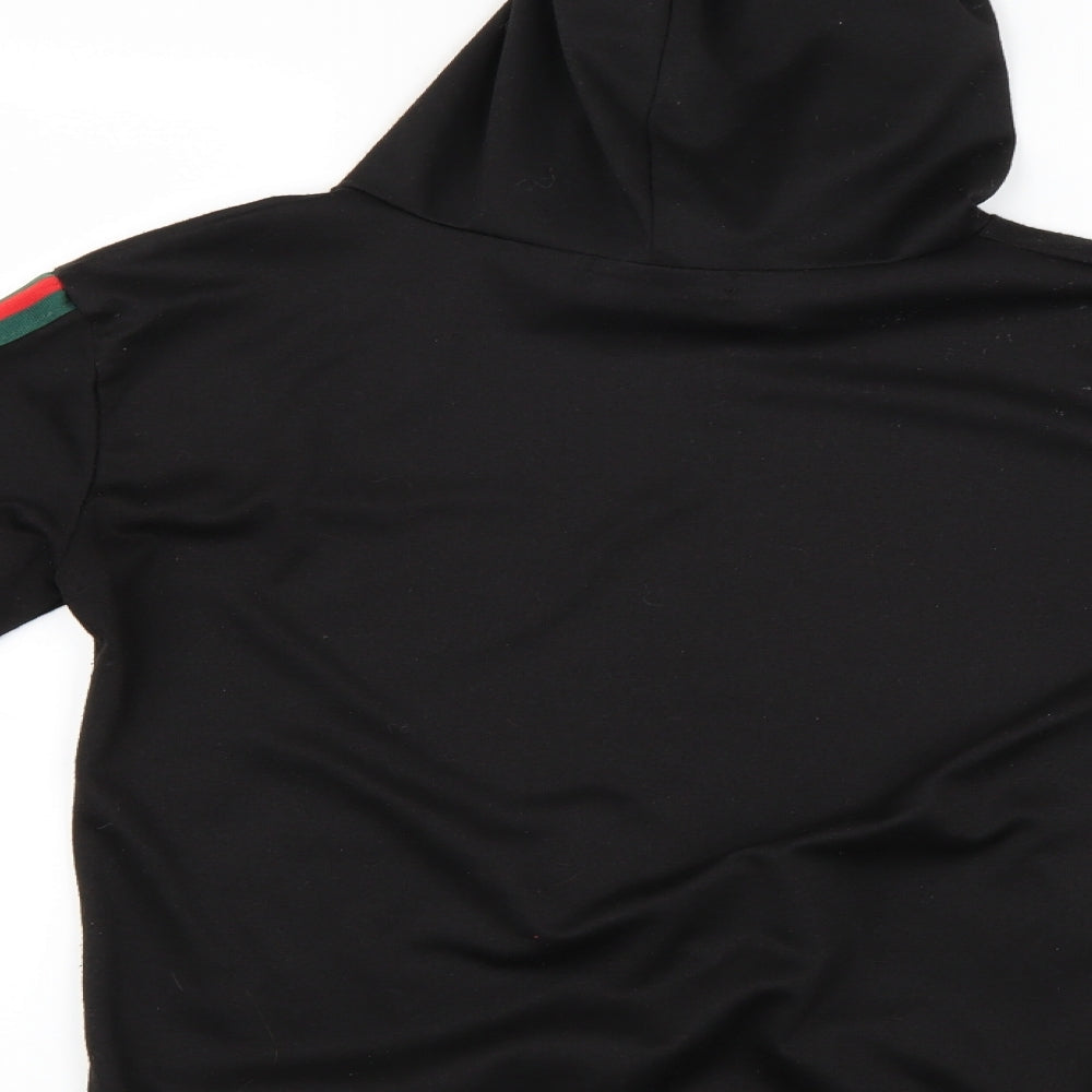 Misspap Womens Black   Pullover Hoodie Size M