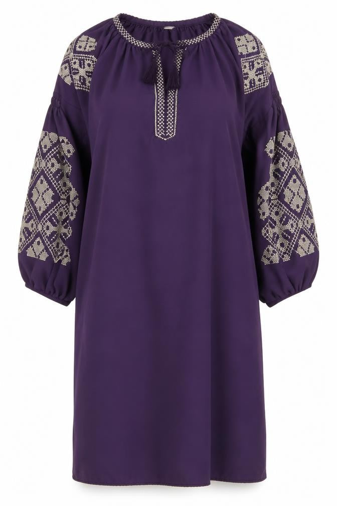 Jasmina Paris Womens Purple   Shift  Size M