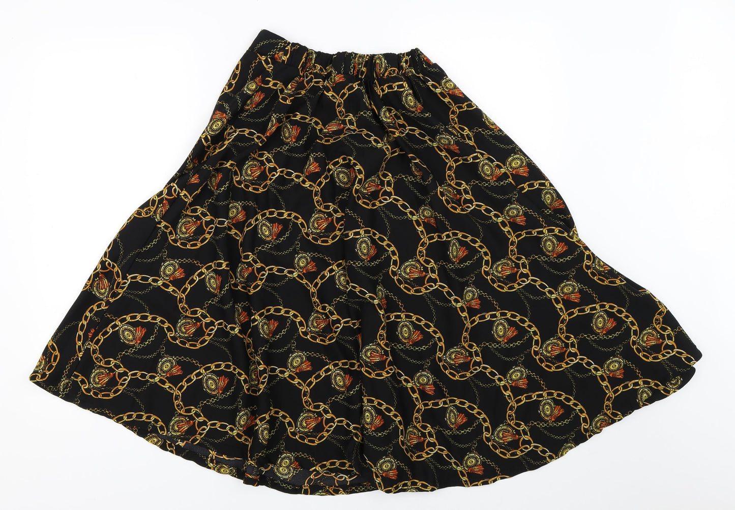 New Look Womens Black   Flare Skirt Size 10