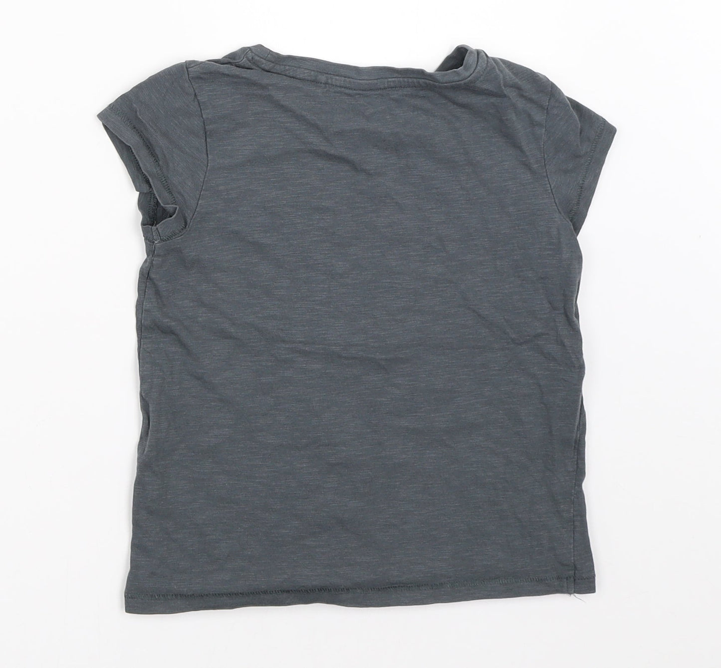 NEXT Girls Grey   Basic T-Shirt Size 5 Years