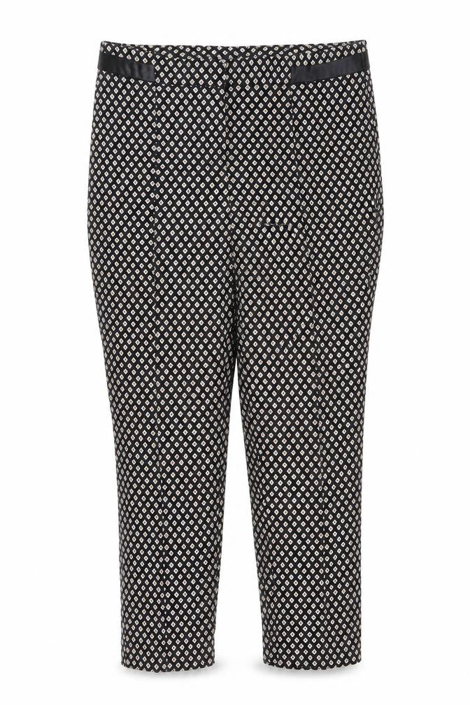F&F Womens Black   Capri Trousers Size 12 L27 in
