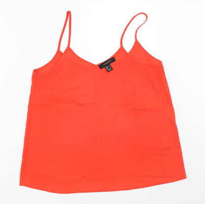 Additional front view of Atmosphere women’s red camisole blouse, size UK 10