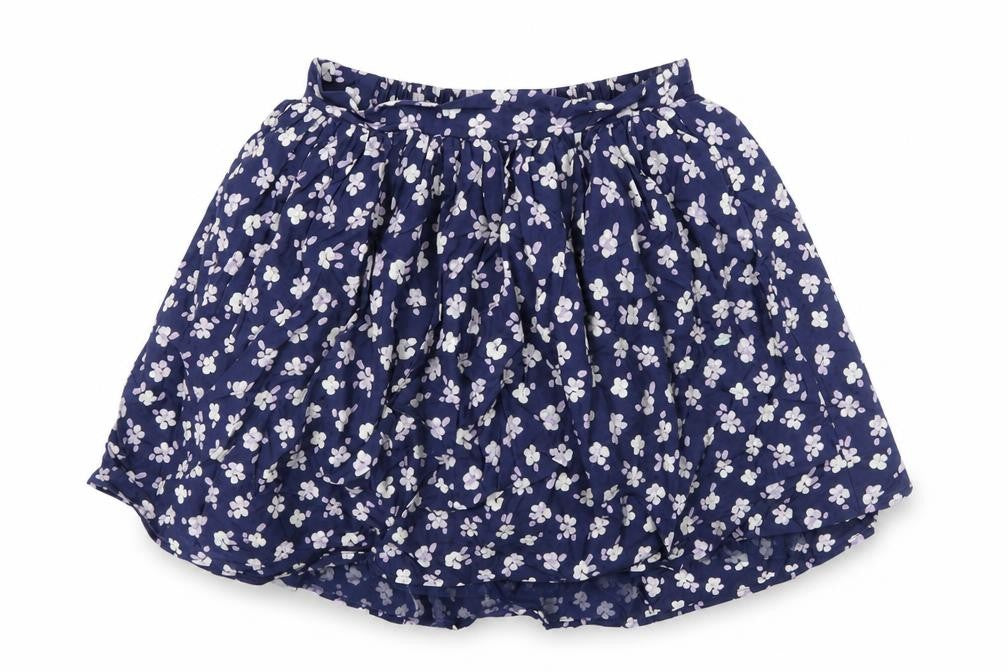George Girls Blue Floral  Flare Skirt Size 12 Years