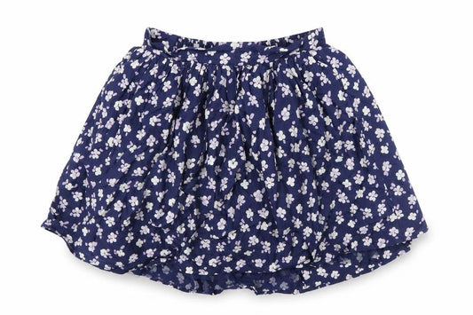 George Girls Blue Floral  Flare Skirt Size 12 Years