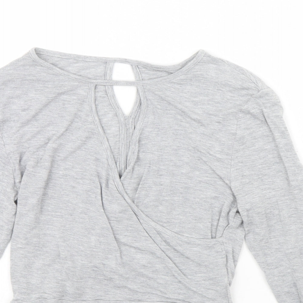 NEXT Womens Grey   Basic Blouse Size S