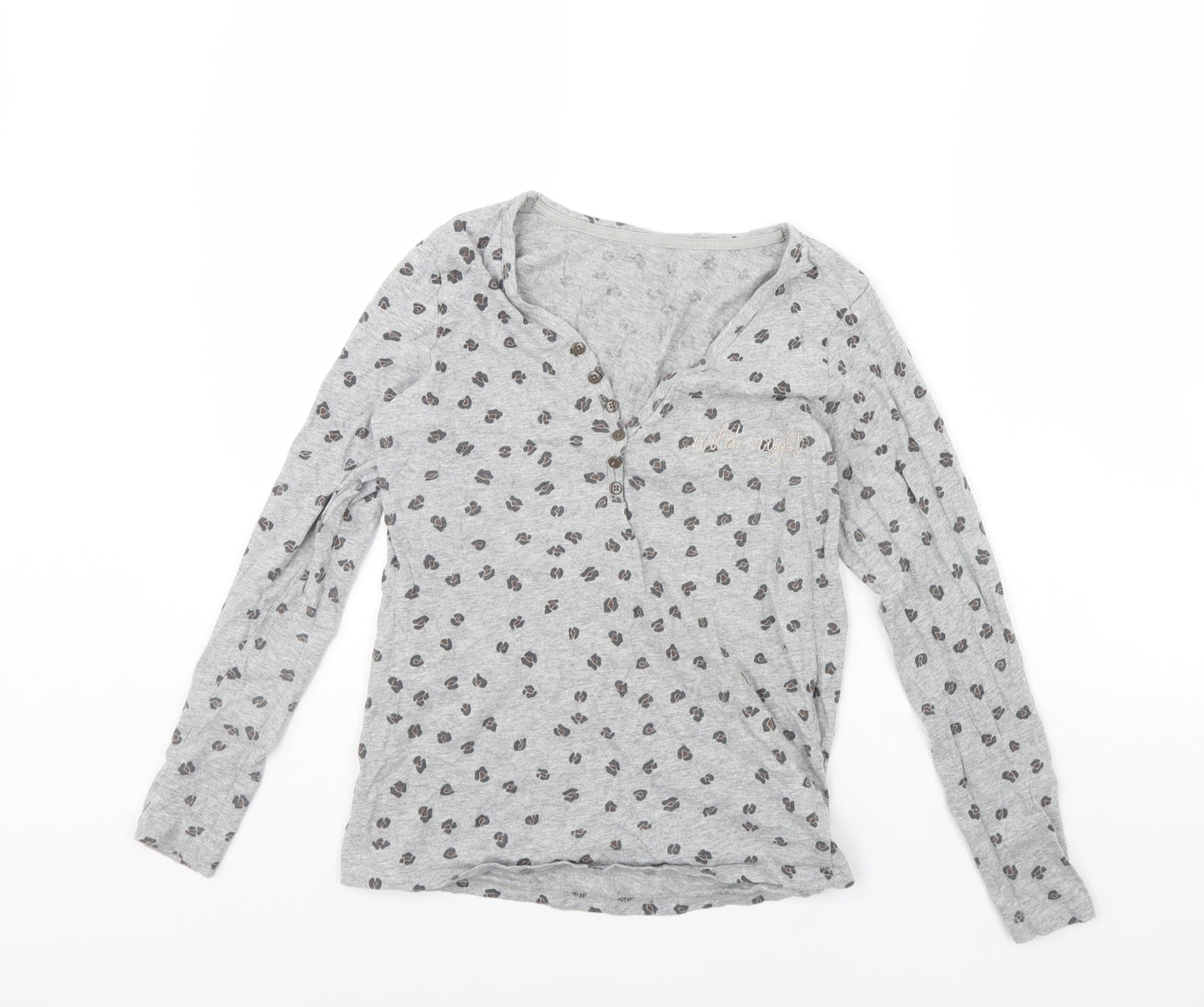 George Womens Grey   Basic T-Shirt Size 4