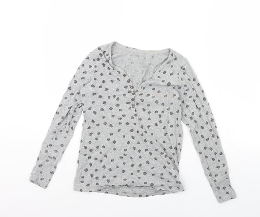 George Womens Grey   Basic T-Shirt Size 4
