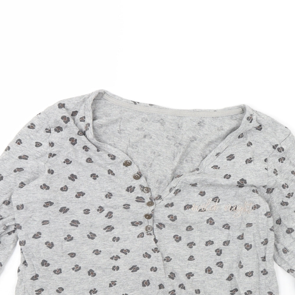 George Womens Grey   Basic T-Shirt Size 4