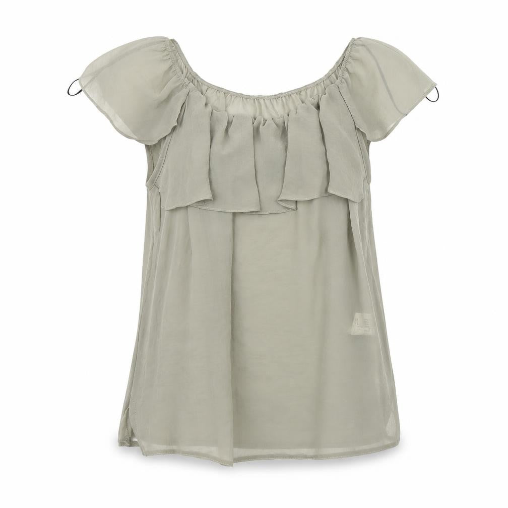K&D Womens Green   Basic Blouse Size 10