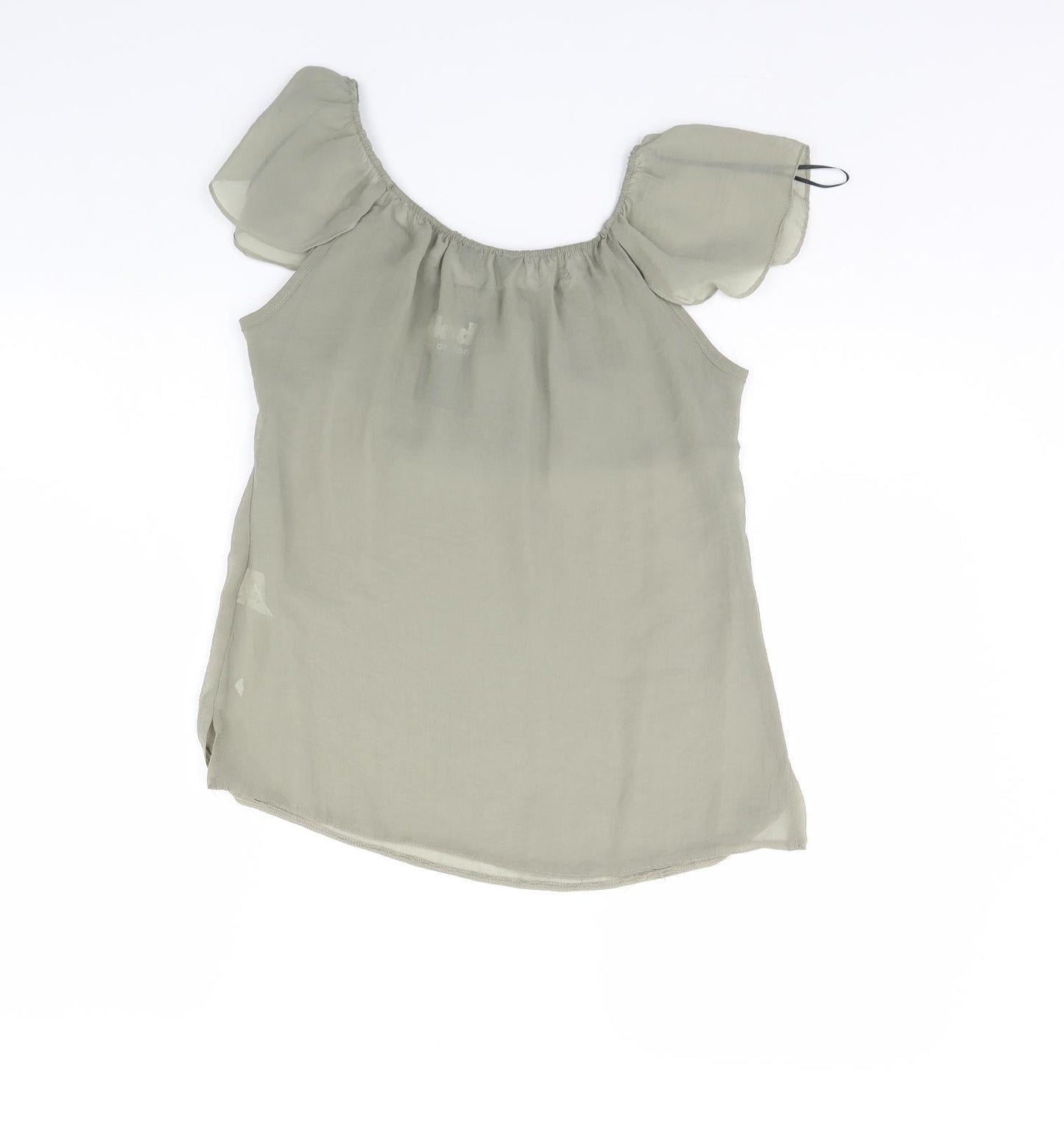 K&D Womens Green   Basic Blouse Size 10