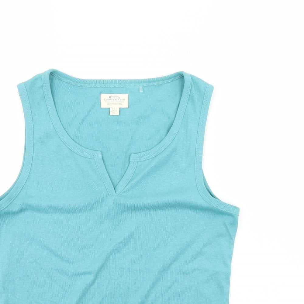 Country to coast Womens Blue   Basic Tank Size 10