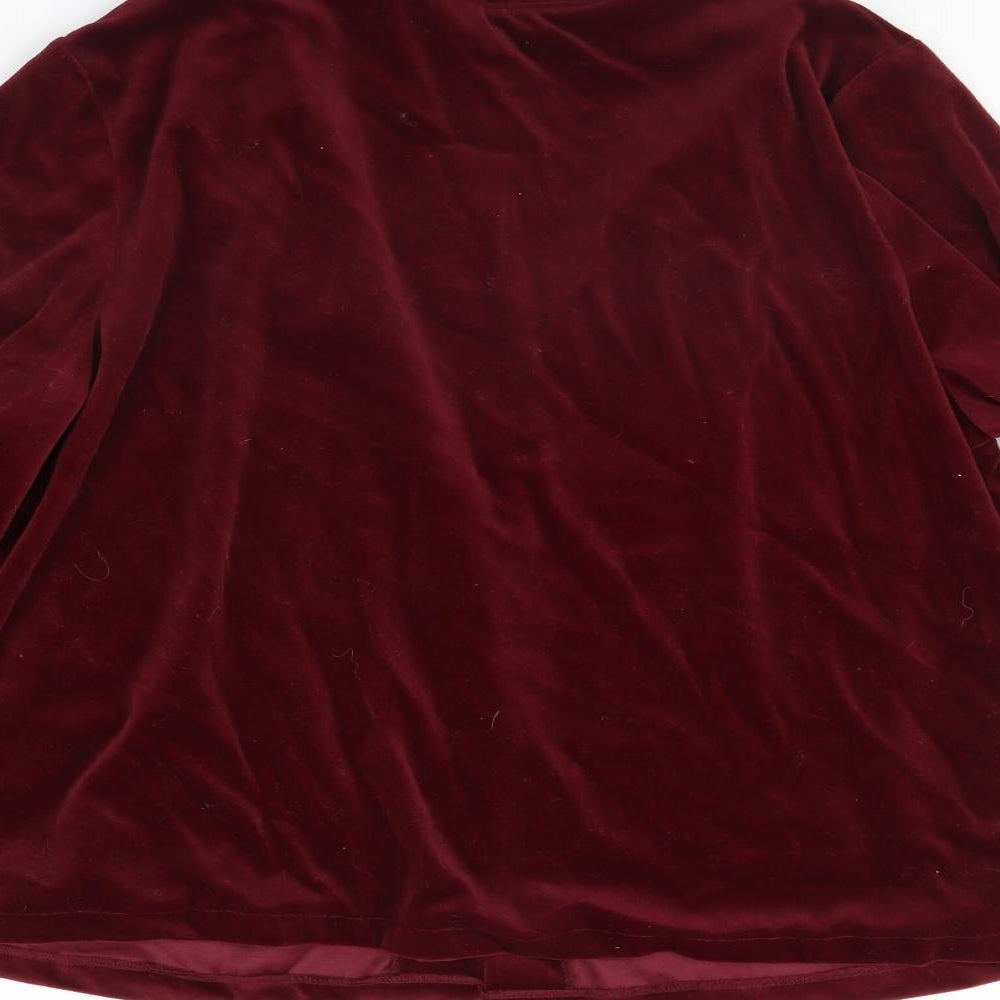 BHS Womens Red Solid  Cami Pyjama Top Size 16