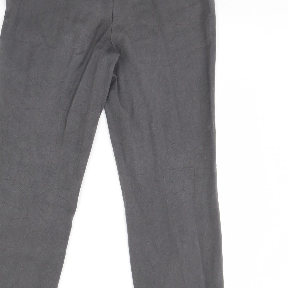 m&s Womens Grey   Dress Pants Trousers Size 10 L29 in
