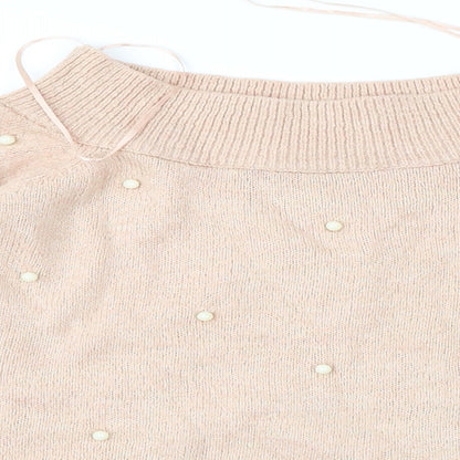 Next Womens Pink   Pullover Jumper Size 8