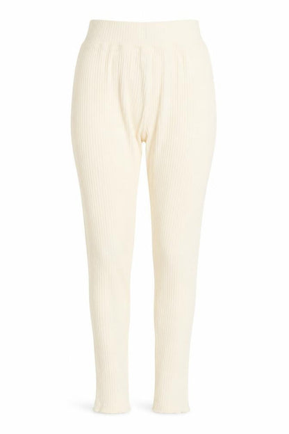 PRETTYLITTLETHING Womens Ivory   Trousers  Size 6 L31 in