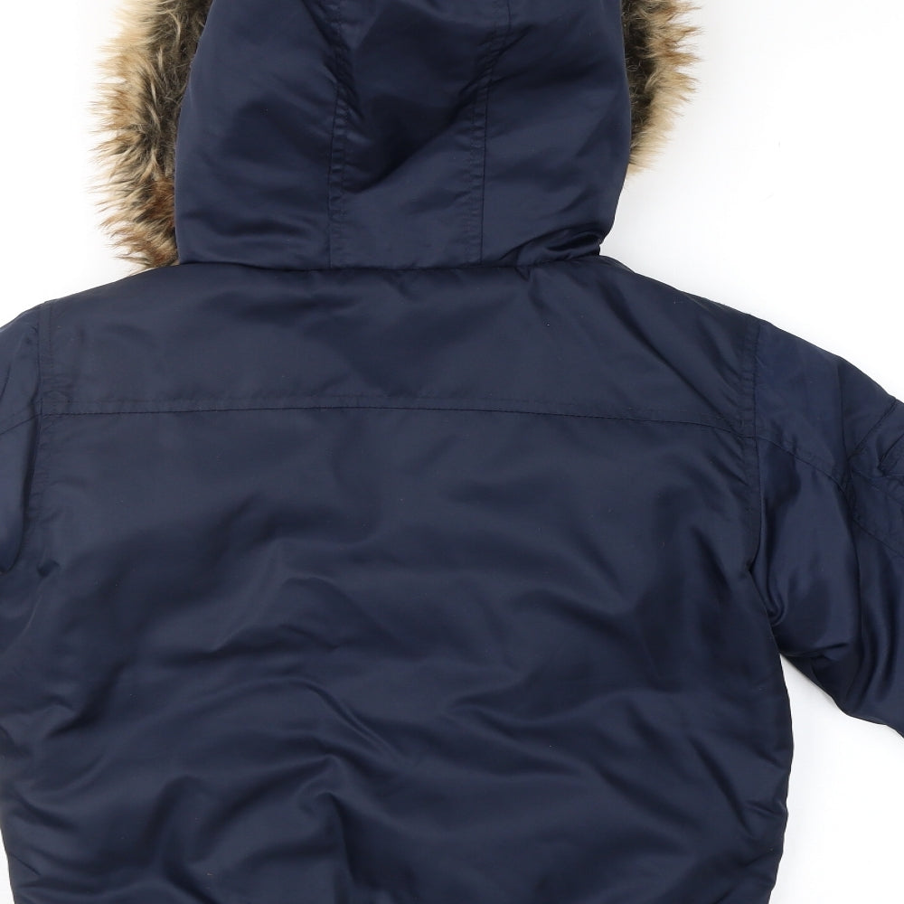 Ripstop. Boys Blue   Anorak Jacket Size XS