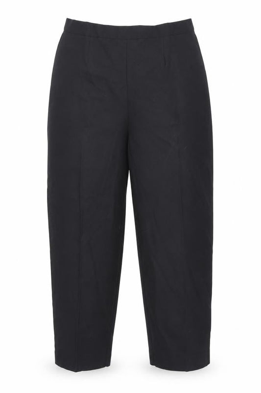 Cotton Works Womens Black   Trousers  Size 18 L27 in