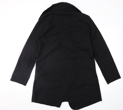 Quiz Womens Black   Overcoat Coat Size S