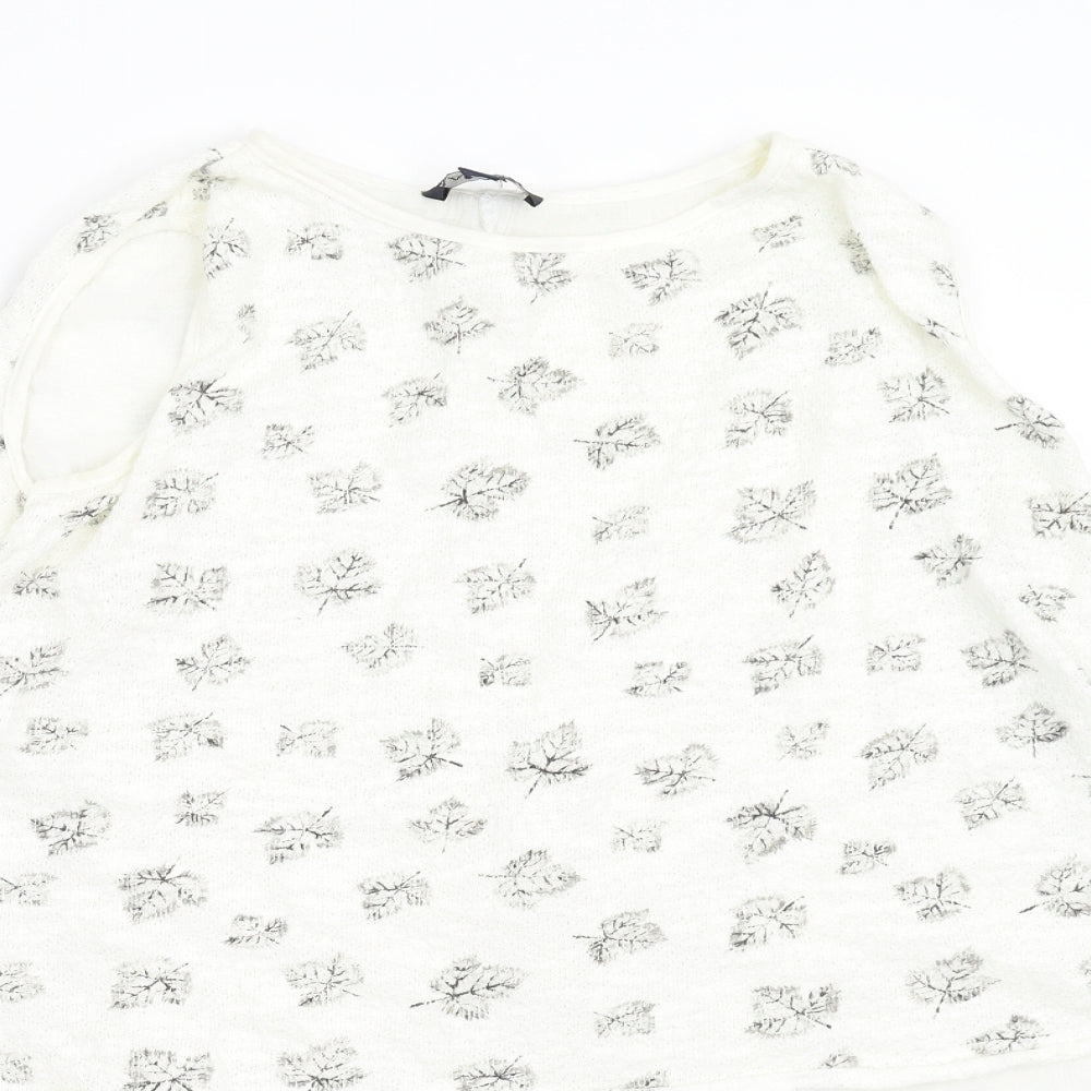 Saloos Womens Ivory   Basic Blouse Size 16