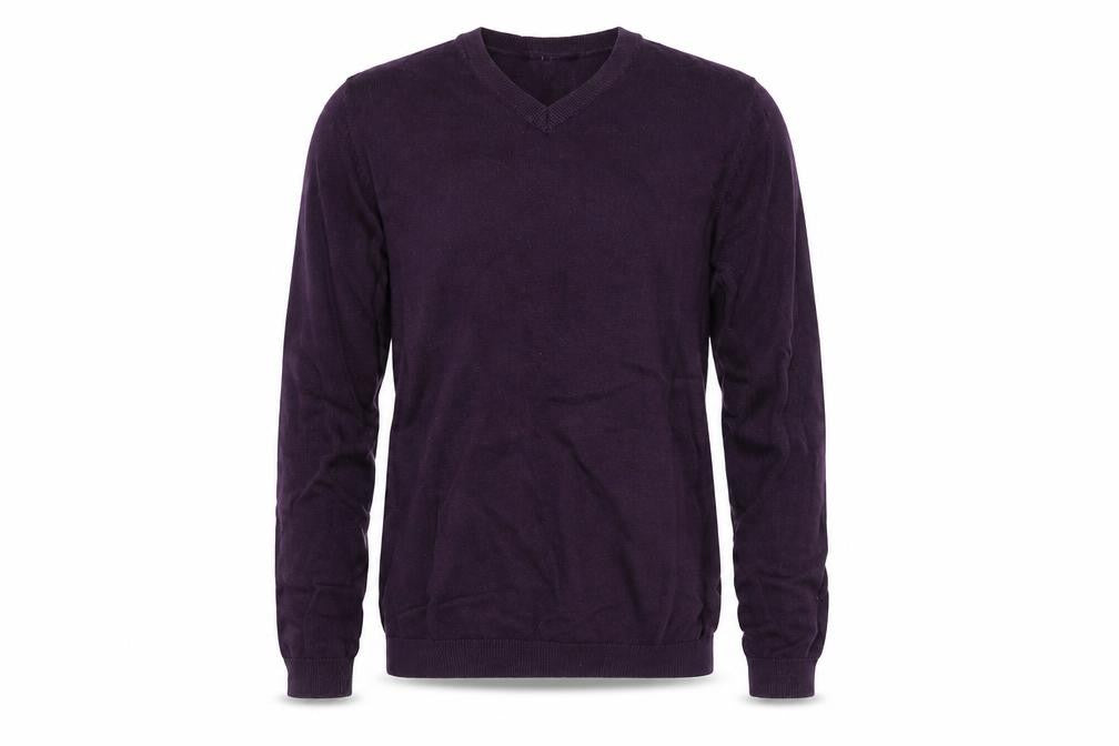 Topman Mens Purple  Knit Pullover Jumper Size S