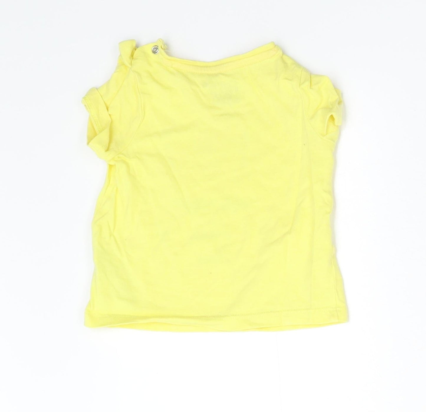Fred & Flo Baby Yellow   Basic T-Shirt Size 0-3 Months