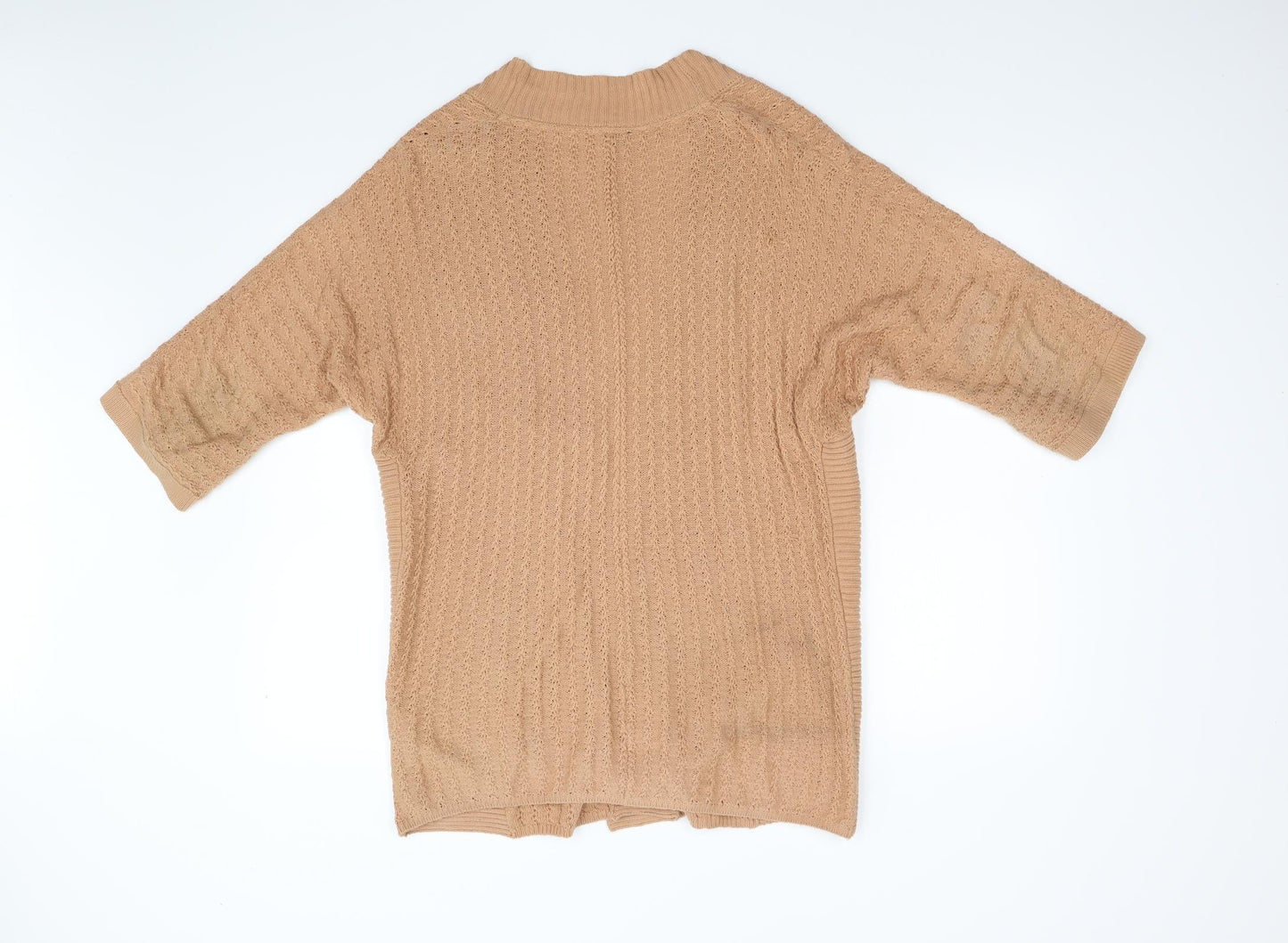 Warehouse Womens Brown  Knit Cardigan Jumper Size 8