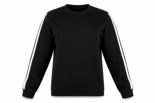 Front view of ASOS women’s black jumper, size UK 6
