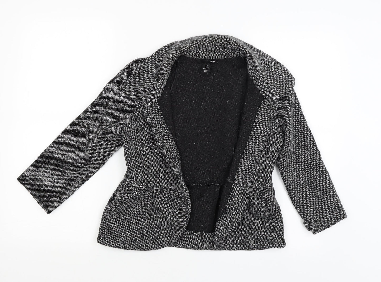 H&M Womens Grey   Jacket Coat Size S