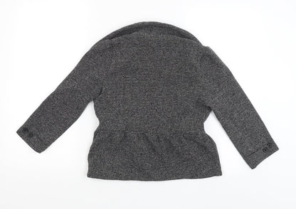 H&M Womens Grey   Jacket Coat Size S