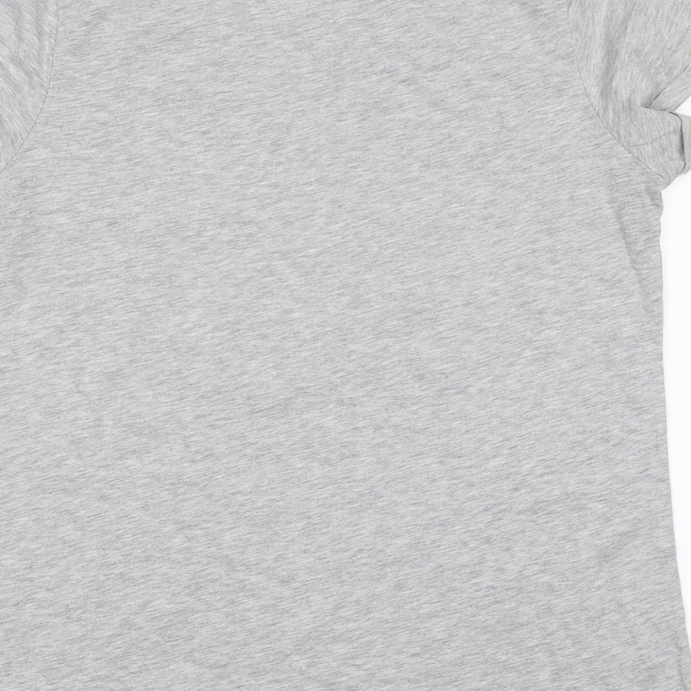 Papaya Womens Grey   Basic T-Shirt Size 14  - Santa Baby