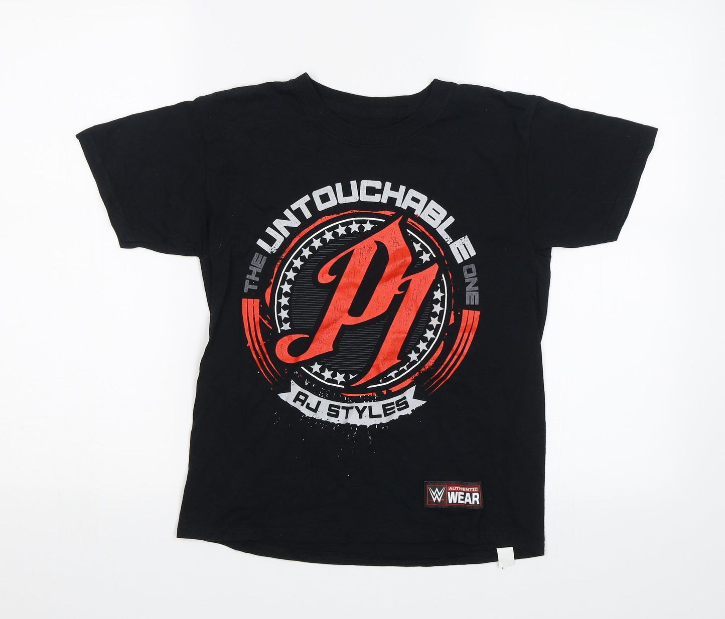 Authentic Wear Boys Black   Basic T-Shirt Size S  - The untouchable one