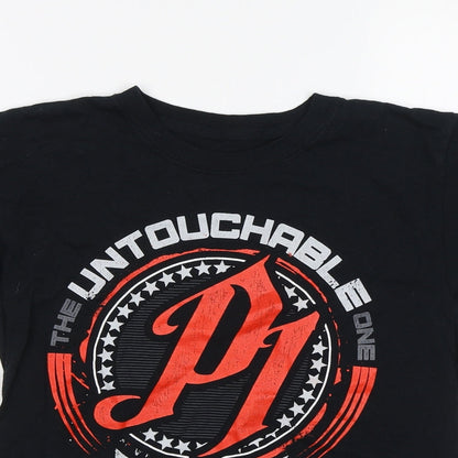 Authentic Boys Black   Basic T-Shirt Size S  - The untouchable one