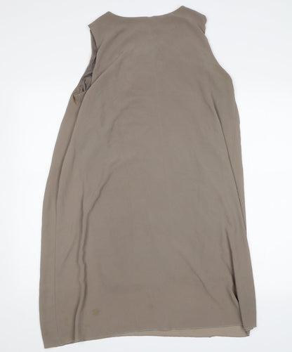 Senzatempo Womens Beige   Shift  Size M