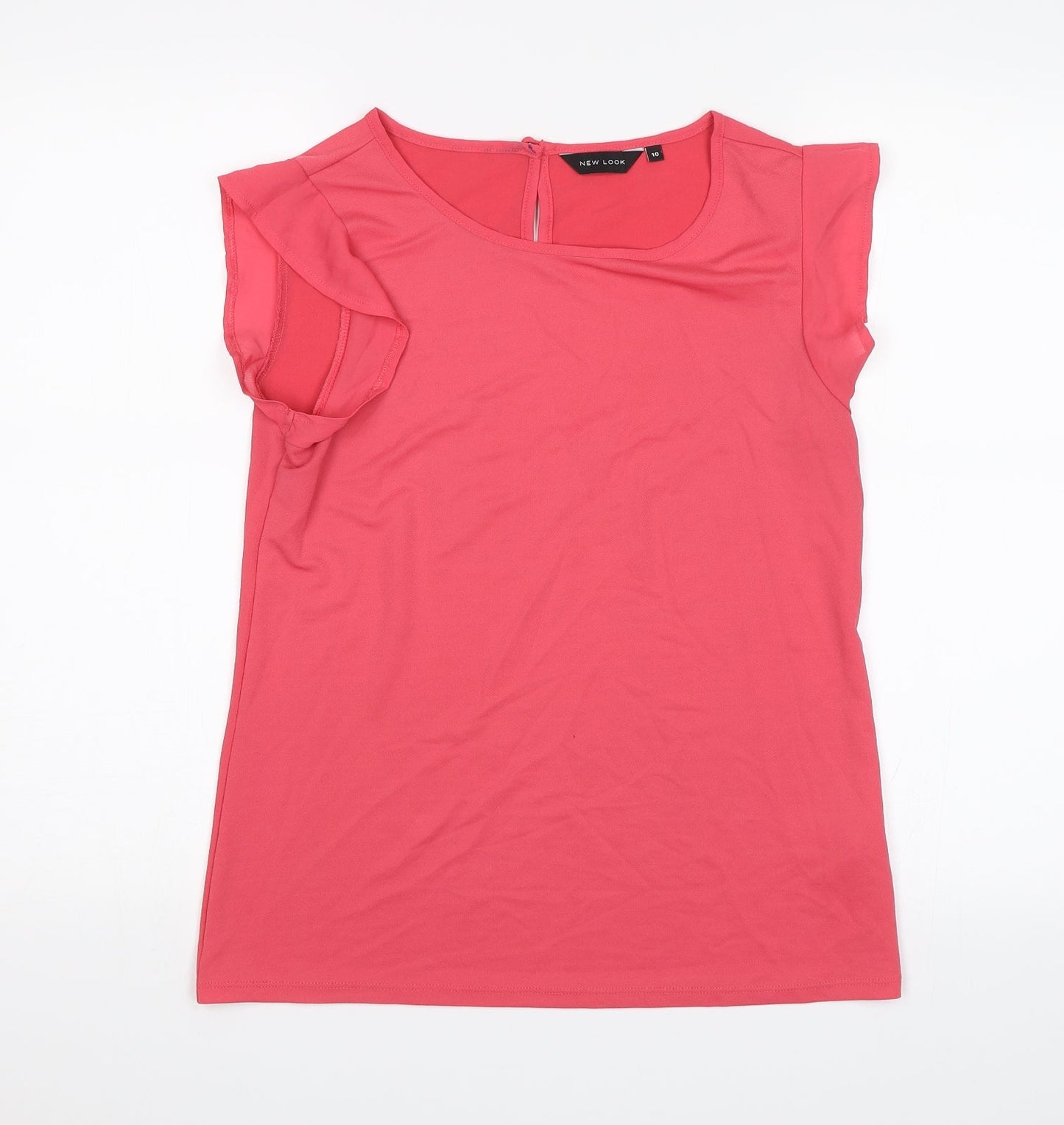 New Look Womens Pink   Basic Blouse Size 10