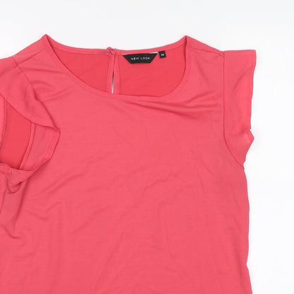 New Look Womens Pink   Basic Blouse Size 10