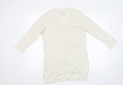 Next Womens White   Pullover Jumper Size 10