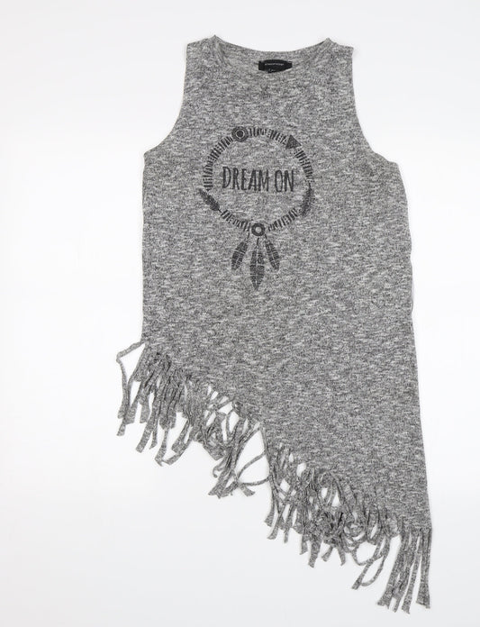 Atmosphere Womens Grey   Basic Blouse Size 12  - Dream on